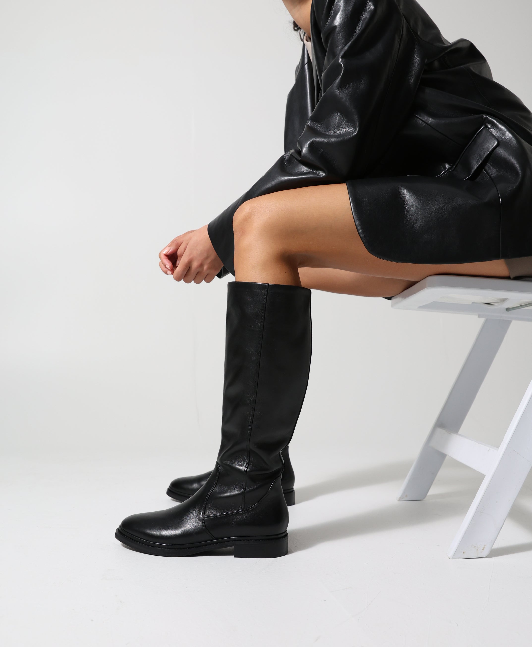 Ainsley Long Boot - Boots Long | Womens Shoes - Merchant 1948