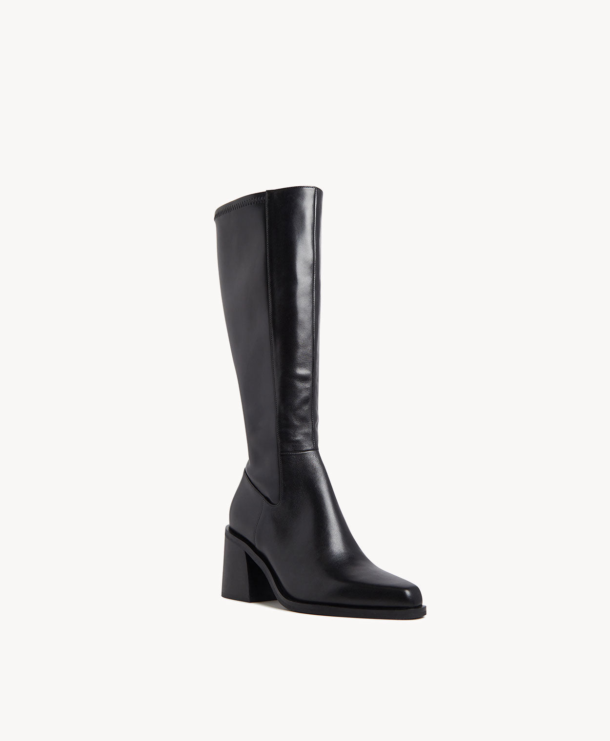 Ava Knee High Stretch Boot - Boots Long | Womens Shoes - Merchant 1948