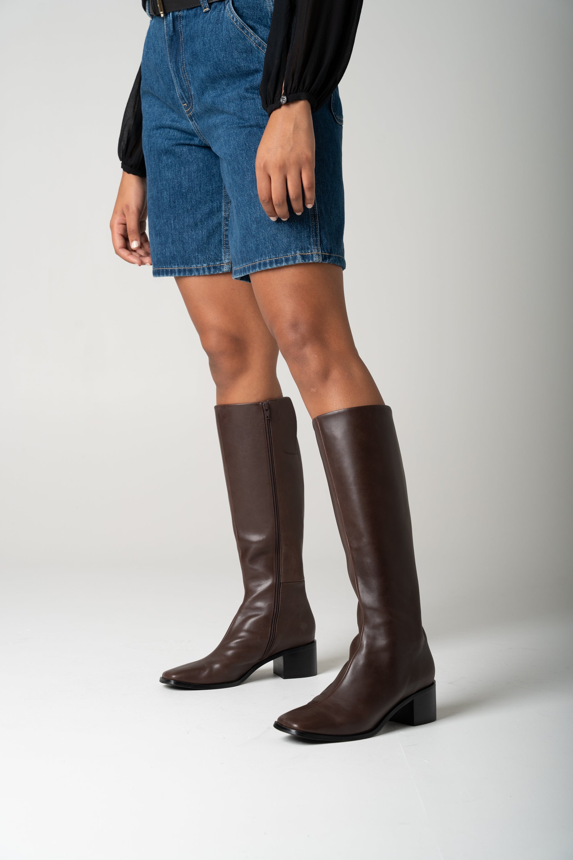 Bardot Knee High Boot - Boots Long | Womens Shoes - Merchant 1948