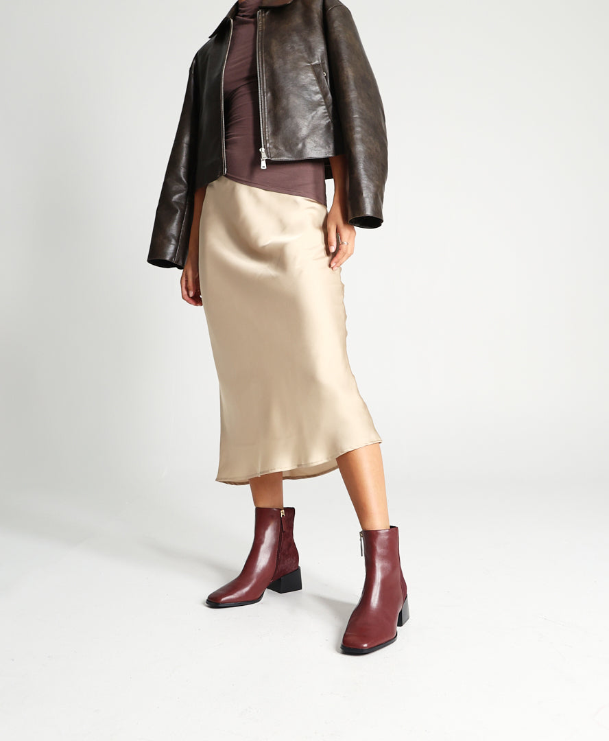 Bernie Wide Fit Boot - Boots Ankle | Womens Shoes - Merchant 1948