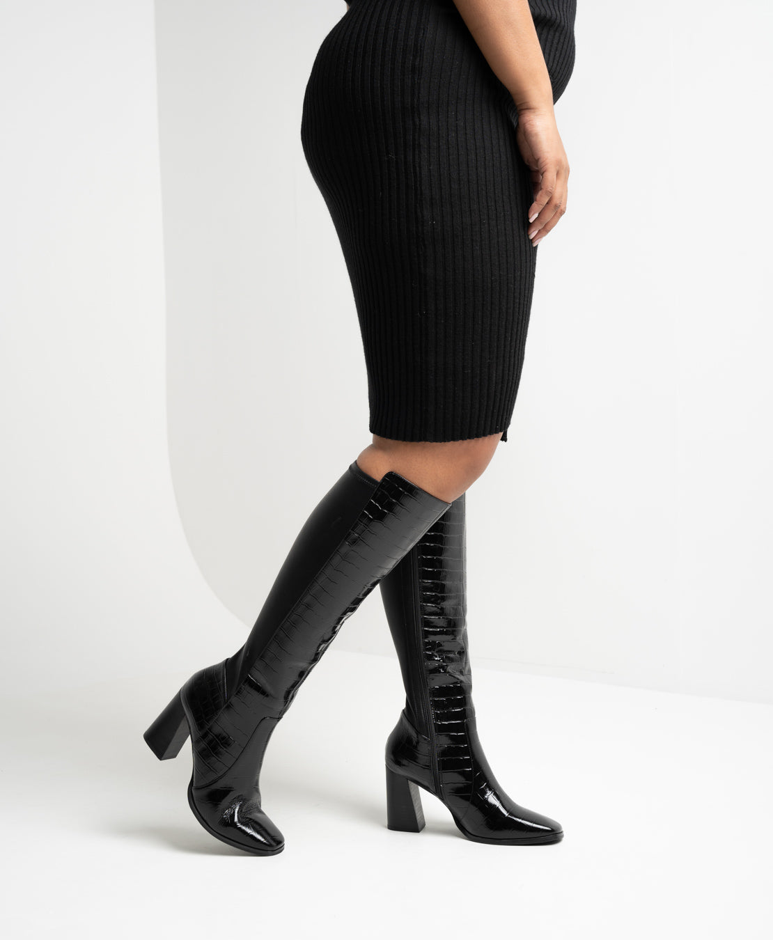 Mica Knee High Boot - Heels High | Womens Shoes - Merchant 1948
