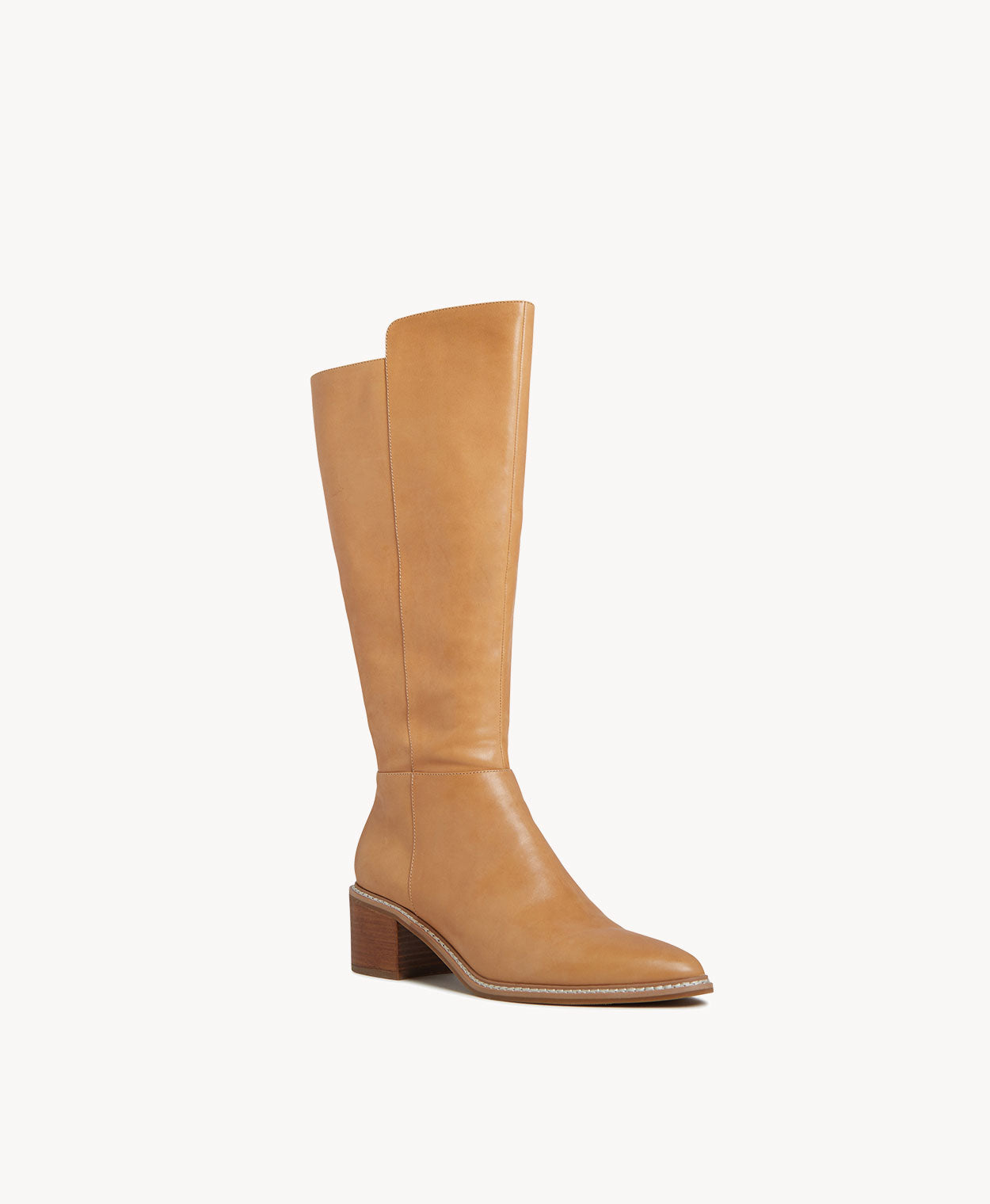 Brenner Knee High Boot with Wide Calf - Boots Long | Womens Shoes - Merchant 1948