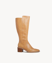 Brenner Knee High Boot with Wide Calf - Boots Long | Womens Shoes - Merchant 1948