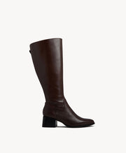 Bromley Knee High Boot with Wide Calf - Boots Long | Womens Shoes - Merchant 1948