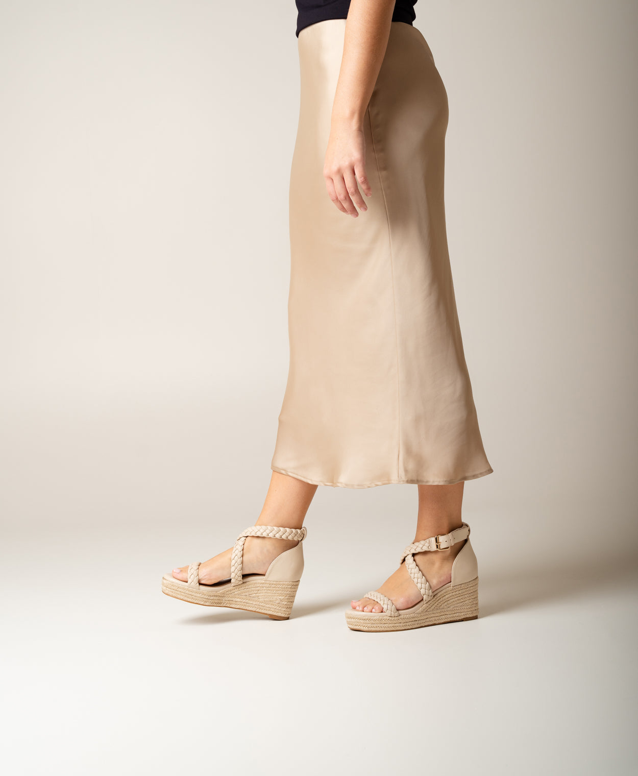 Caroline Heeled Wedge - - Merchant 1948