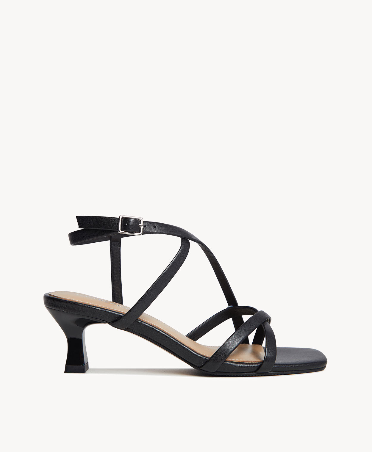 Daila Strappy Kitten Heel Sandal - - Merchant 1948