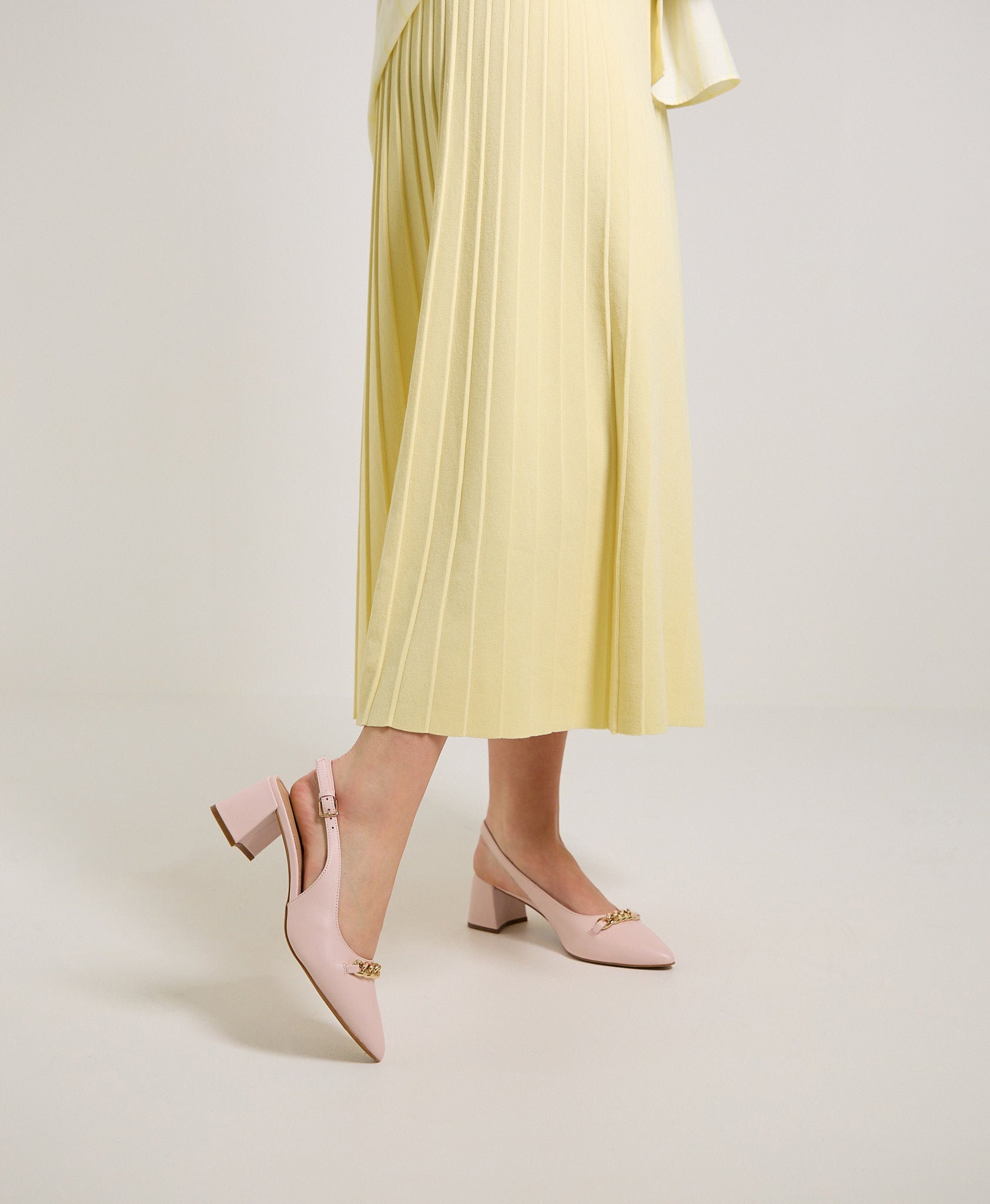 Delora Slingback Heel - Heels Mid | Womens Shoes - Merchant 1948