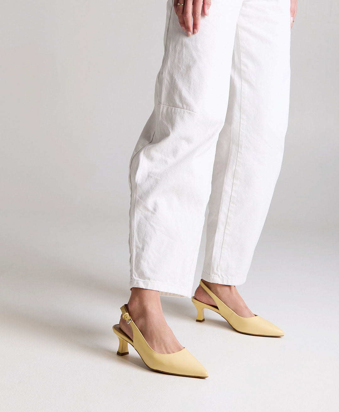 Devon Slingback Kitten Heel - Heels Low | Womens Shoes - Merchant 1948