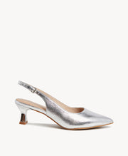 Devon Slingback Kitten Heel - Heels Low | Womens Shoes - Merchant 1948