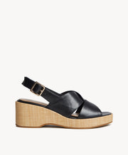 Edwina Wedge Sandal - Wedges | Womens Shoes - Merchant 1948