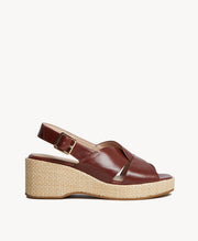 Edwina Wedge Sandal - Wedges | Womens Shoes - Merchant 1948