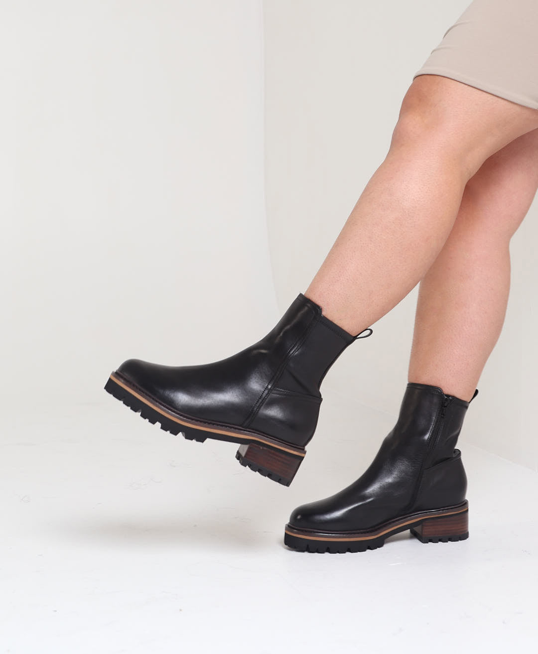 Elba Wide Ankle Boot - Boots Ankle | Womens Shoes - Merchant 1948