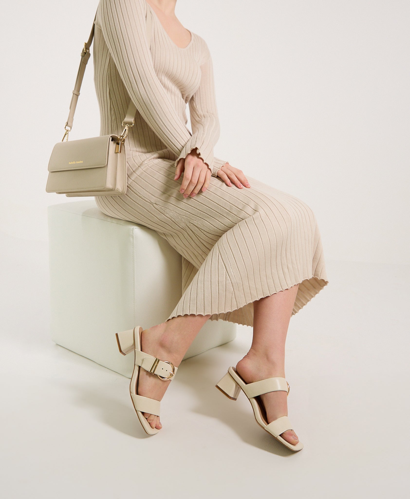 Eliana Wide Sandal - Sandals Dress | Womens Shoes - Merchant 1948