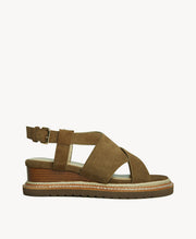 Elka Wedge Sandal - Wedges | Womens Shoes - Merchant 1948