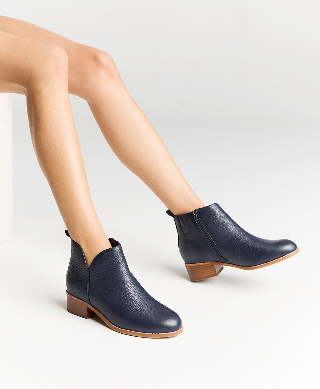 Evelyn Wide Ankle Boot - - Merchant 1948