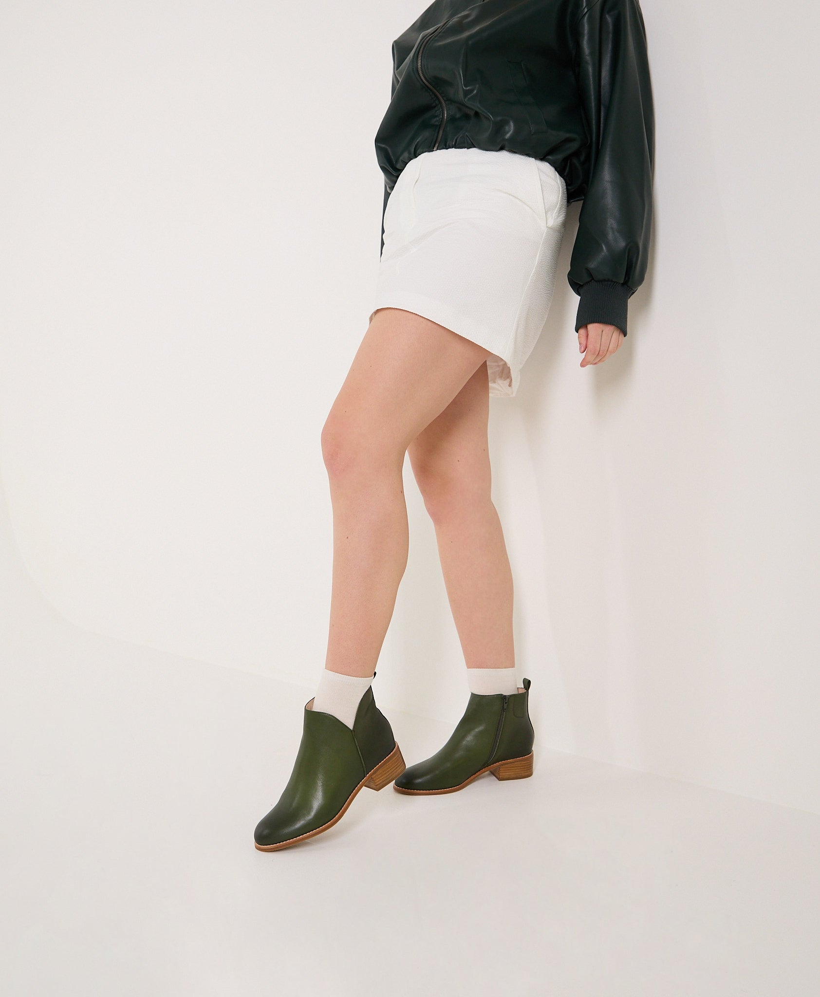 Evelyn Wide Ankle Boot - - Merchant 1948