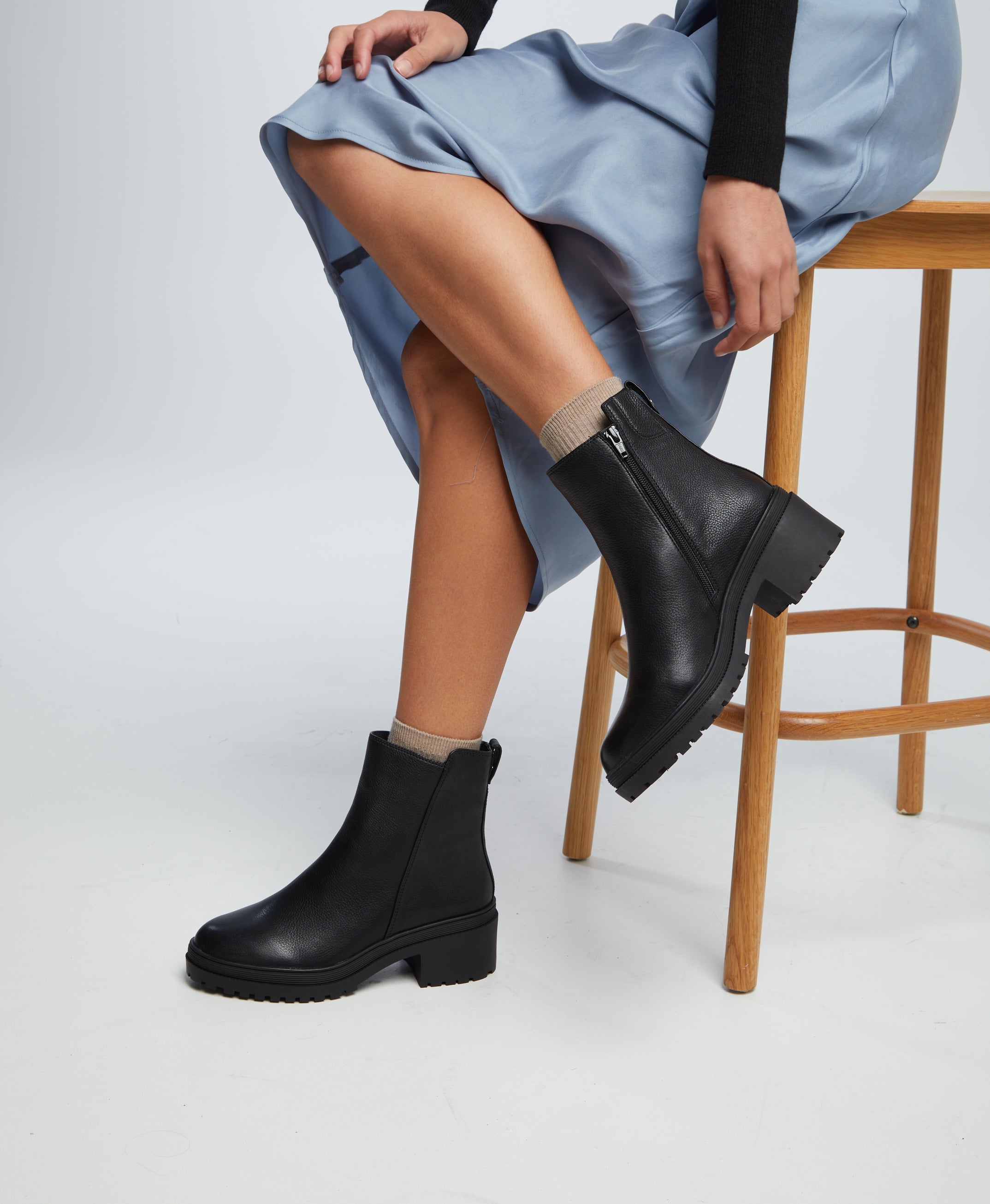 Giana Wide Ankle Boot - - Merchant 1948