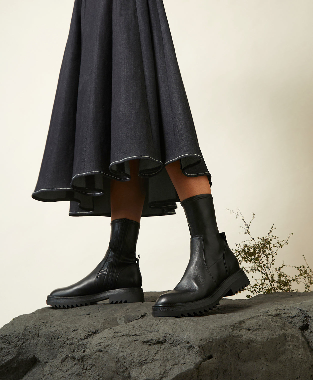 Ink combat boot - Boots Ankle | Womens Shoes - Merchant 1948