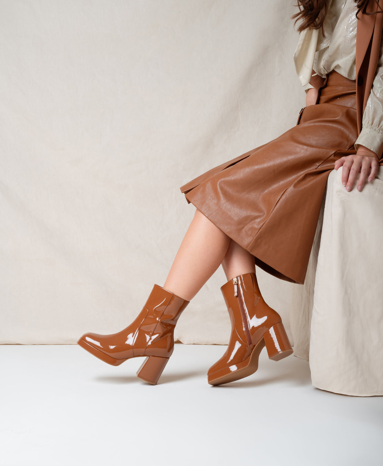 Libby Platform Boot - Boots Ankle | Womens Shoes - Merchant 1948