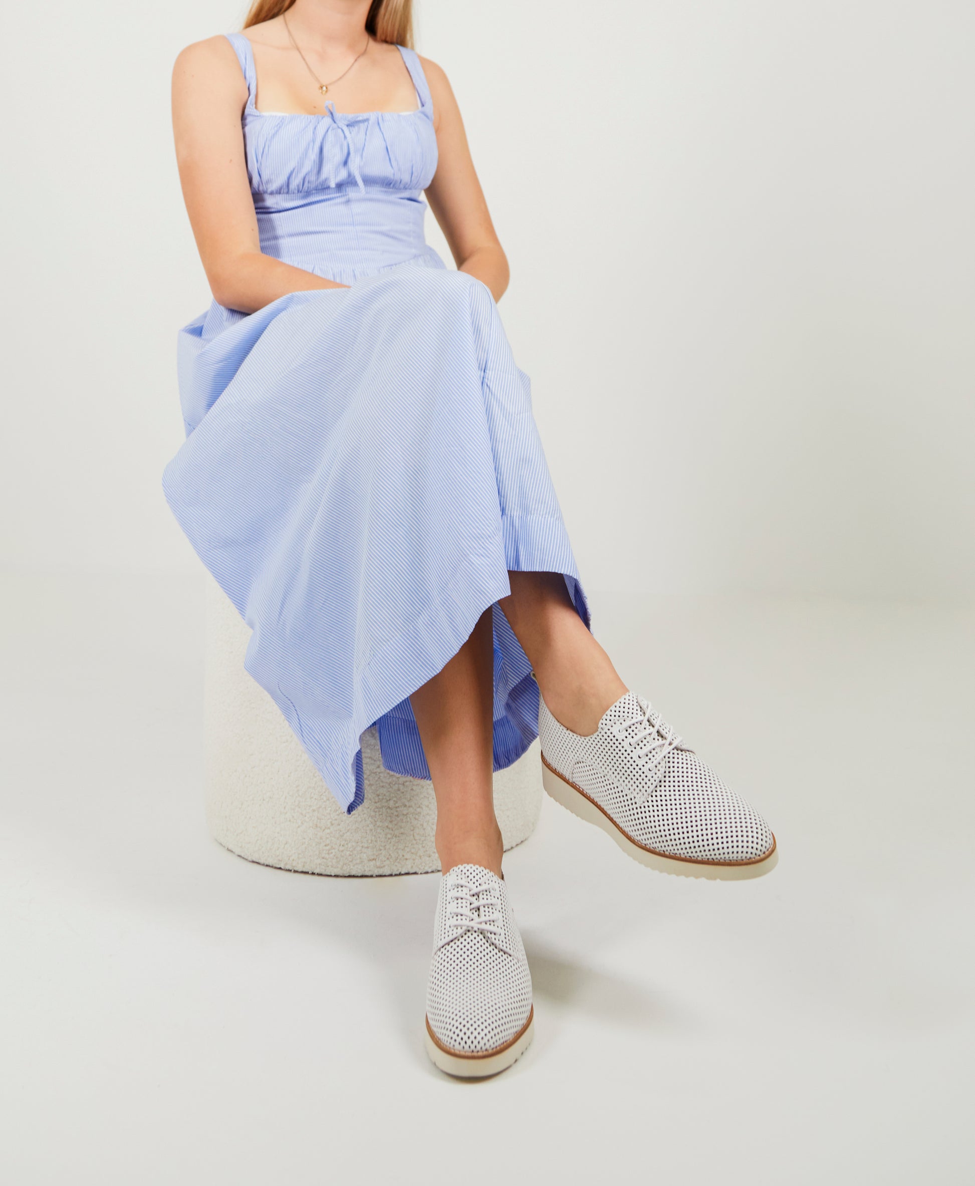 Marcy Perf Lace Up - Flats Dress | Womens Shoes - Merchant 1948