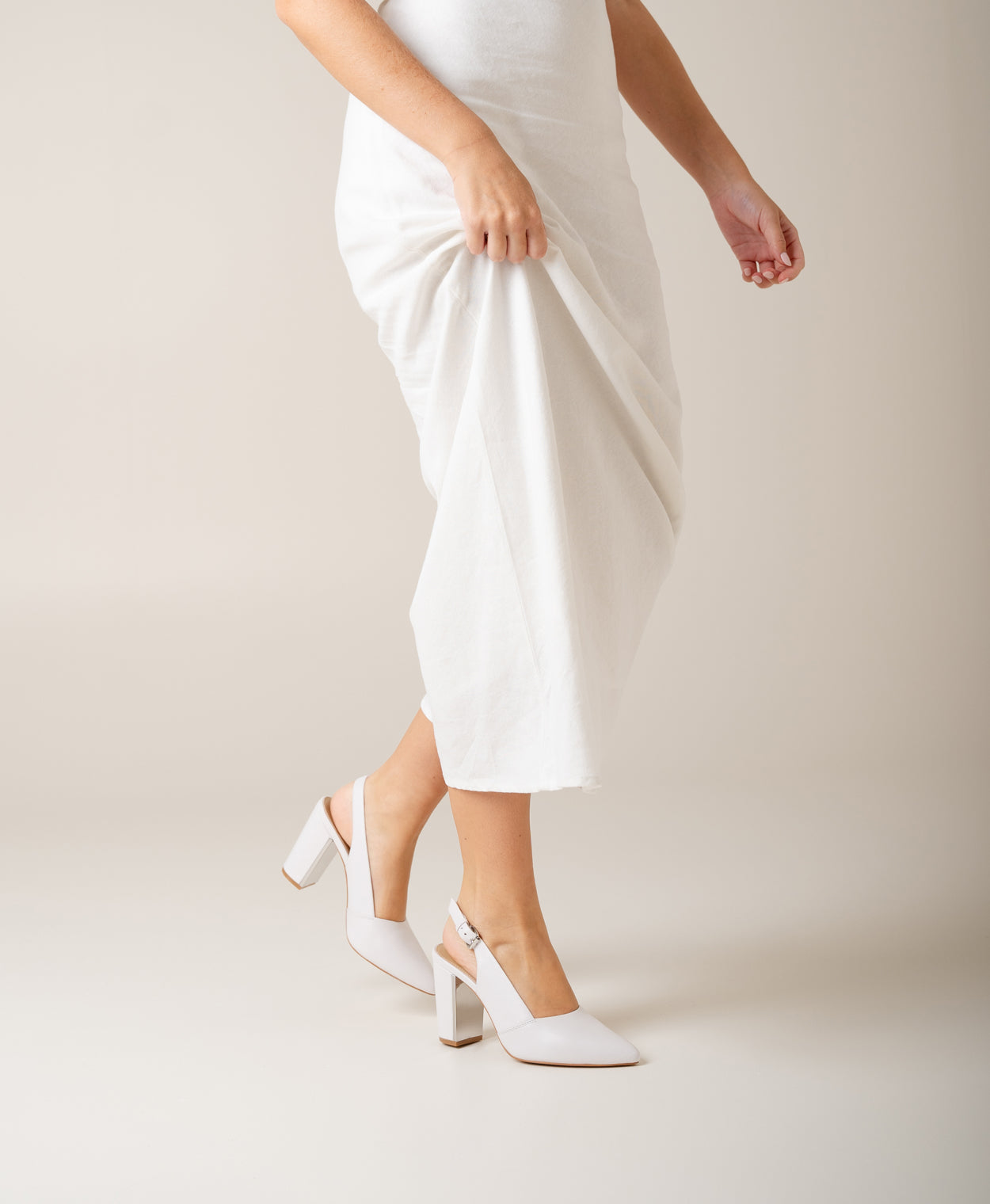 Meringue Slingback Heel - - Merchant 1948