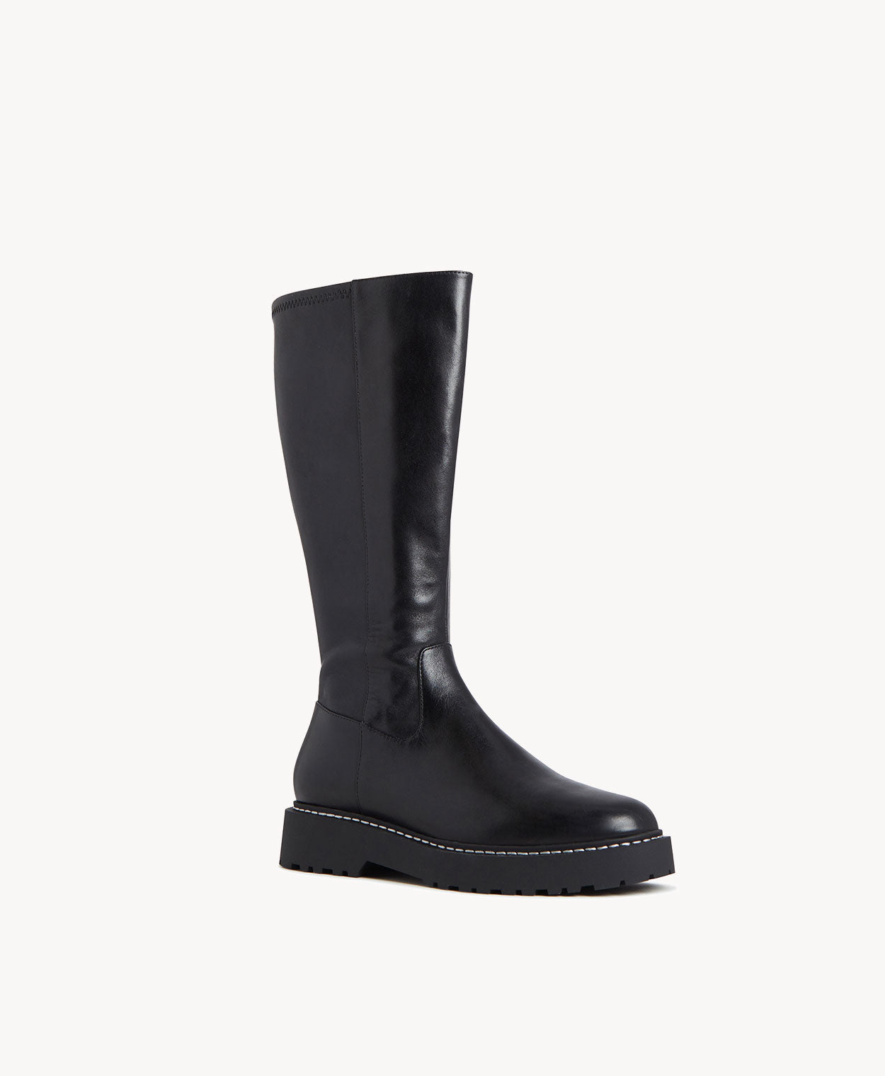 Odessa Knee High Stretch Boot - Boots Long | Womens Shoes - Merchant 1948