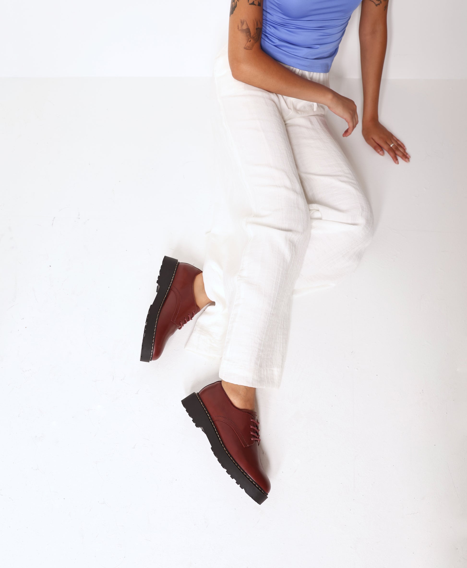 Ophelia Lace Up - Flats Dress | Womens Shoes - Merchant 1948