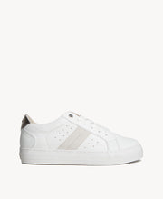 Palmer Wide | White Leather-B