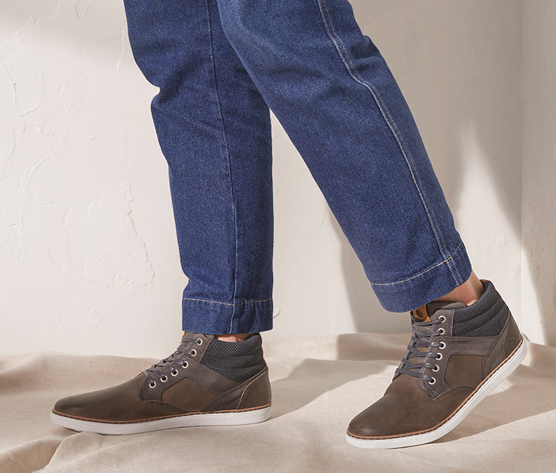 Richie Leather Sneaker - Lace Up - Merchant 1948