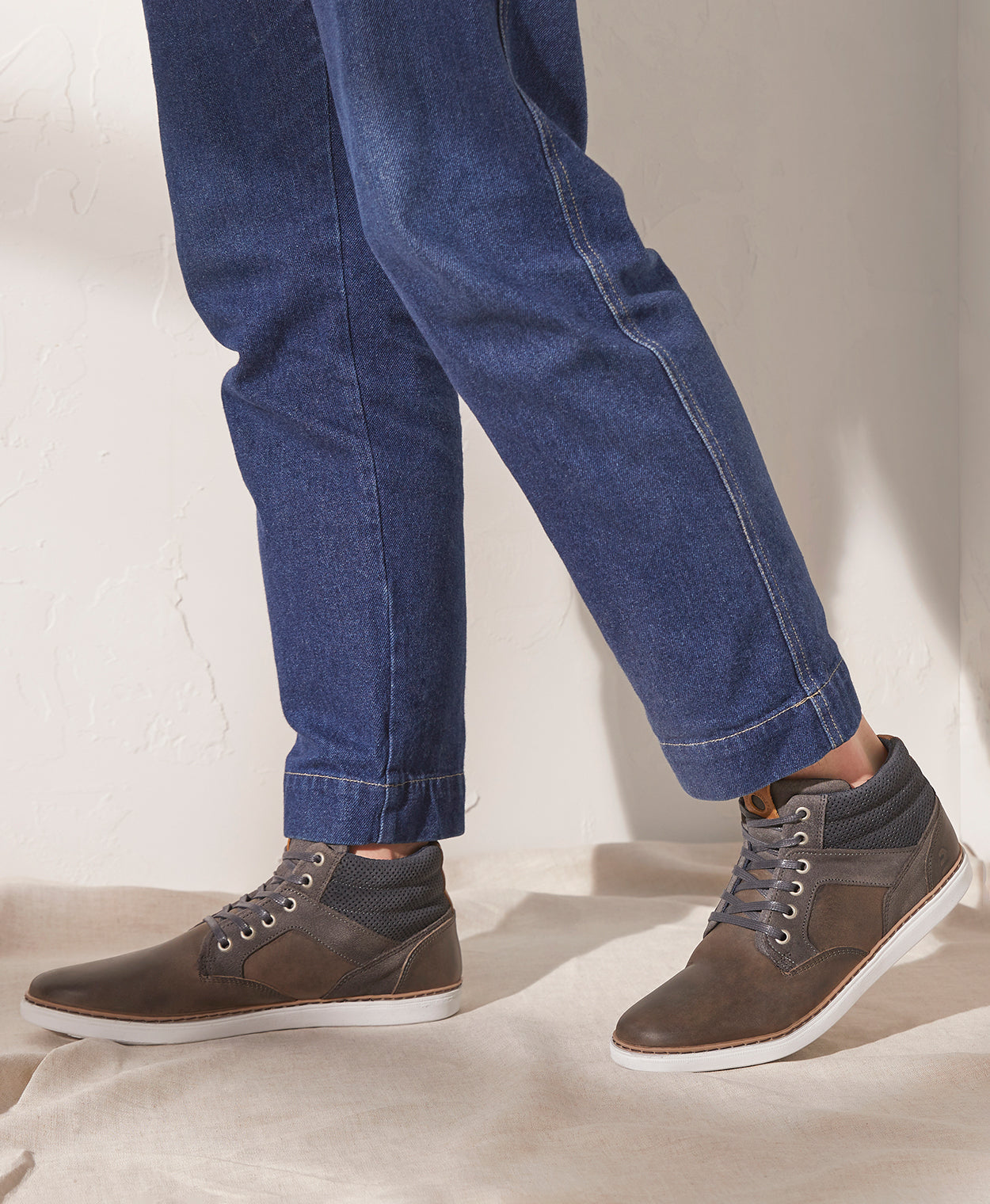 Richie Leather Sneaker - Lace Up - Merchant 1948