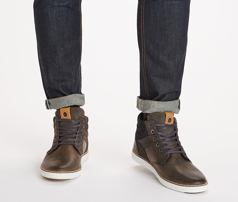 Richie Leather Sneaker - Lace Up - Merchant 1948