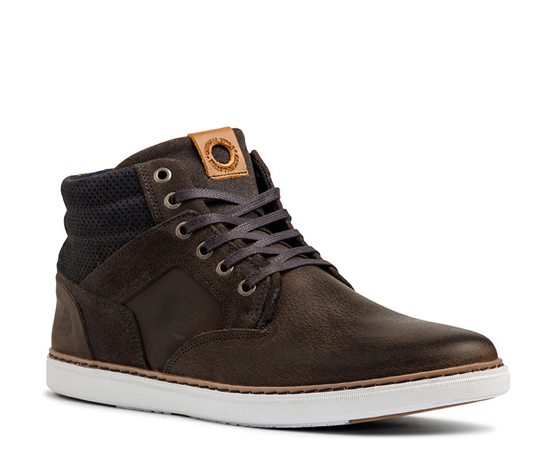 Richie Leather Sneaker - Lace Up - Merchant 1948