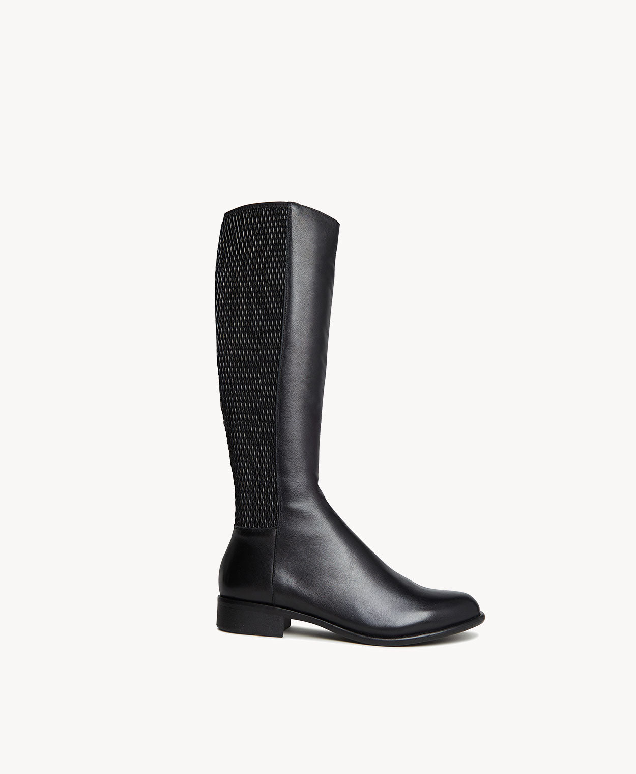 Sal Knee High Boot with Stretch Calf - Boots Long | Womens Shoes - Merchant 1948