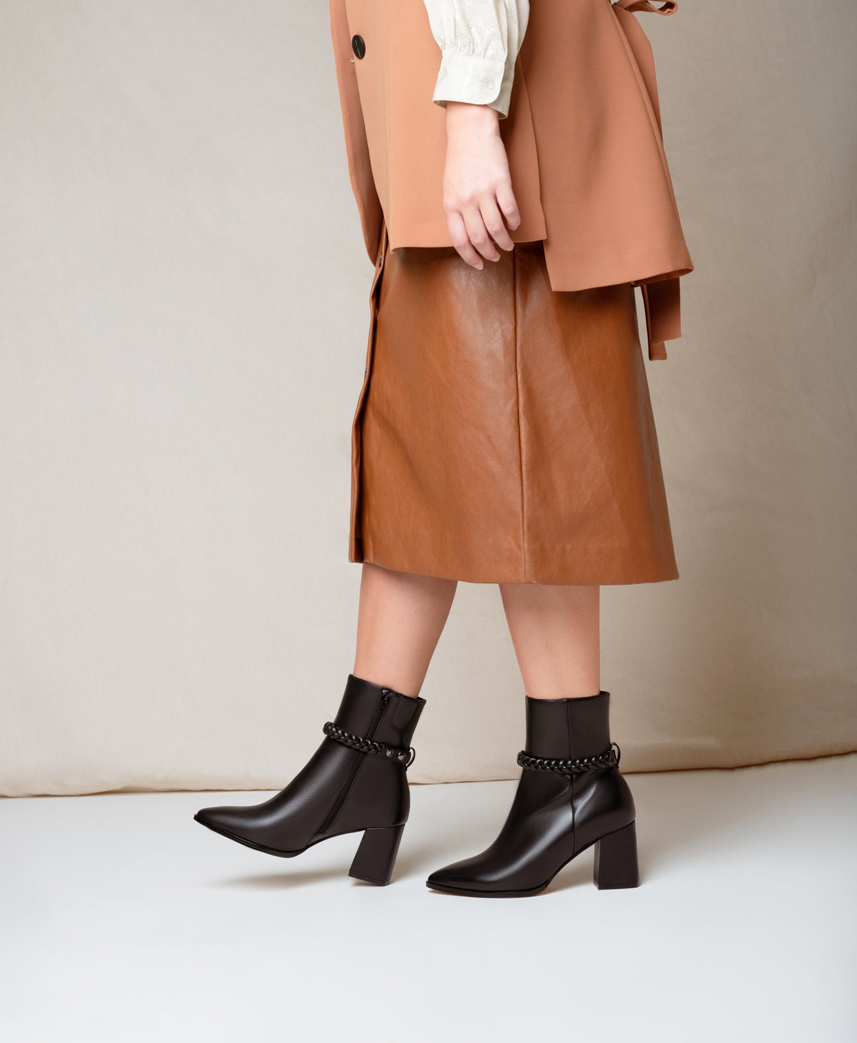 Seaton Heeled Boot - Boots Ankle | Womens Shoes - Merchant 1948