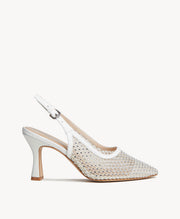 Serenity Sparkle Slingback Heel - Heels Mid | Womens Shoes - Merchant 1948