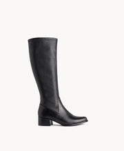 Sherrin Knee High Boot with Stretch Calf - Boots Long | Womens Shoes - Merchant 1948