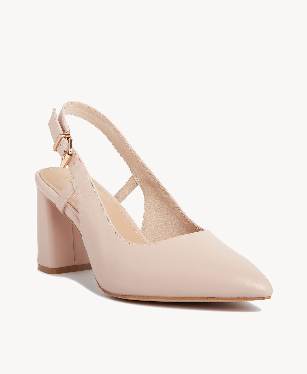 Stacy Wide Slingback Heel - Heels Low | Womens Shoes - Merchant 1948