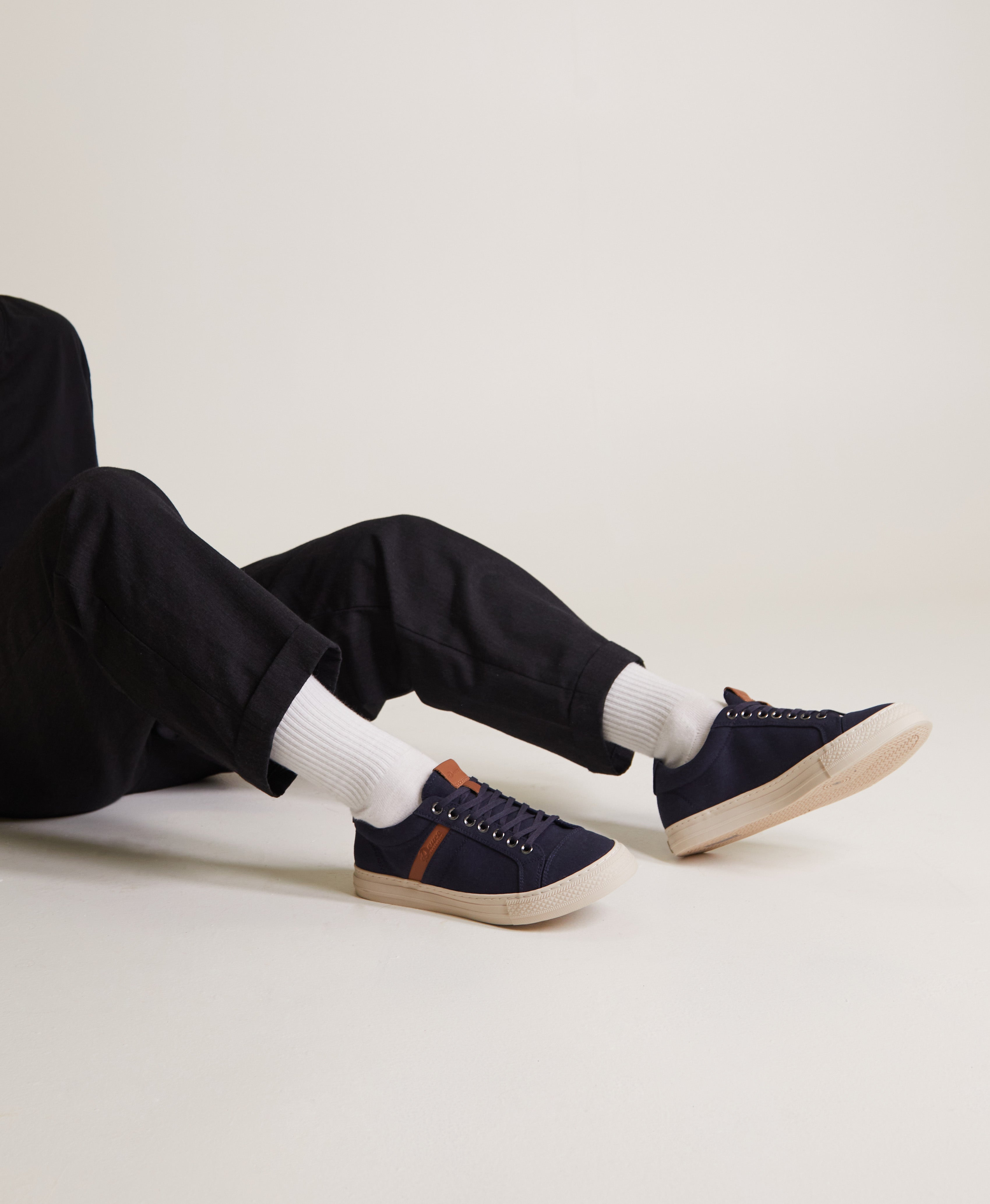 Wayne Canvas Wide Sneaker - Sneaker | Mens Shoes - Merchant 1948