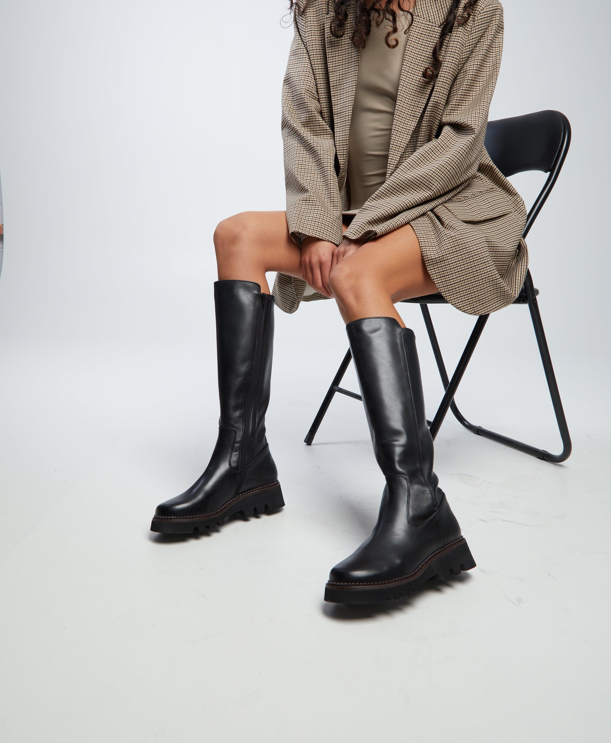 Telsa Knee High Boot - - Merchant 1948