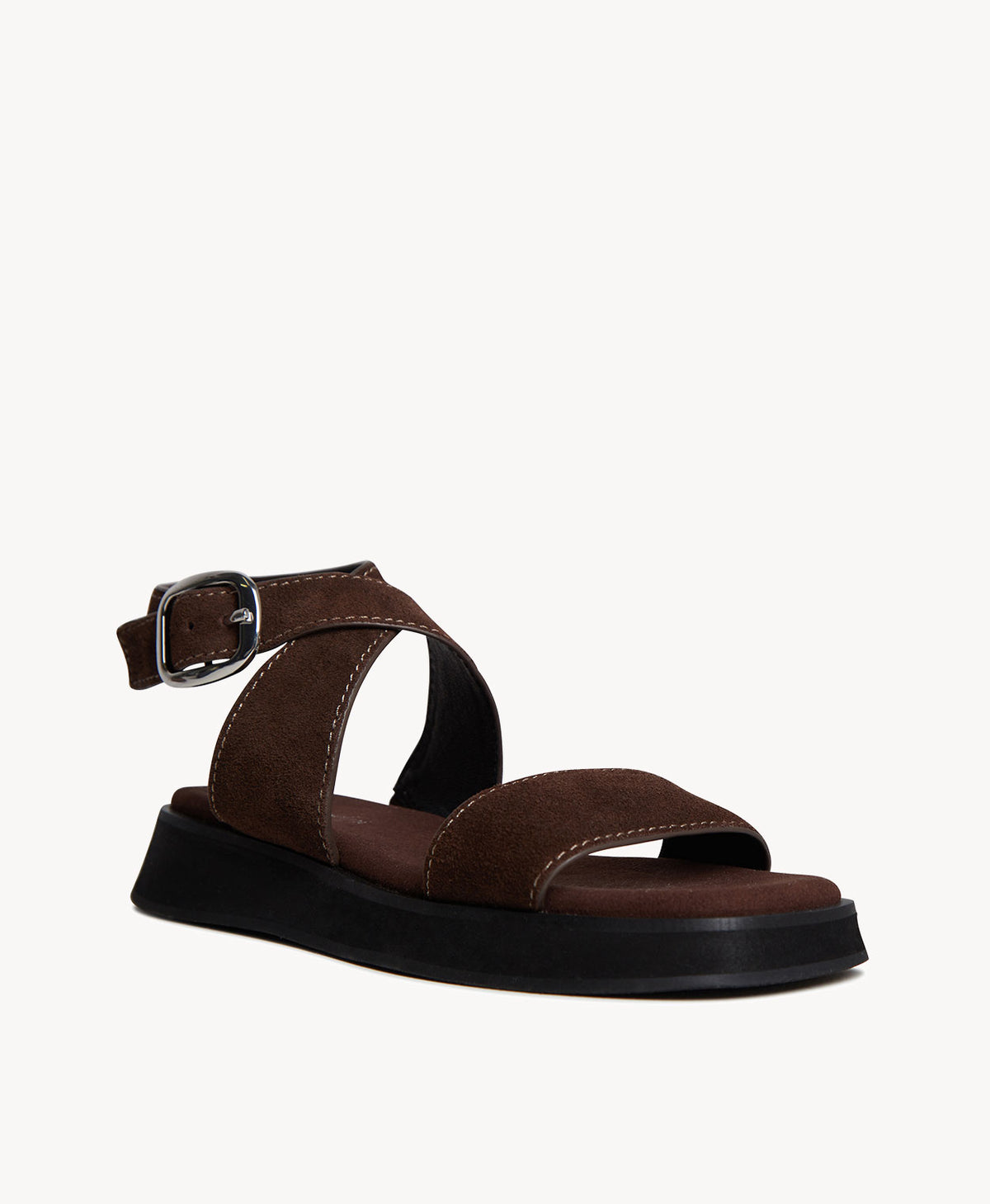 Tyla | Dark Coffee Suede-A