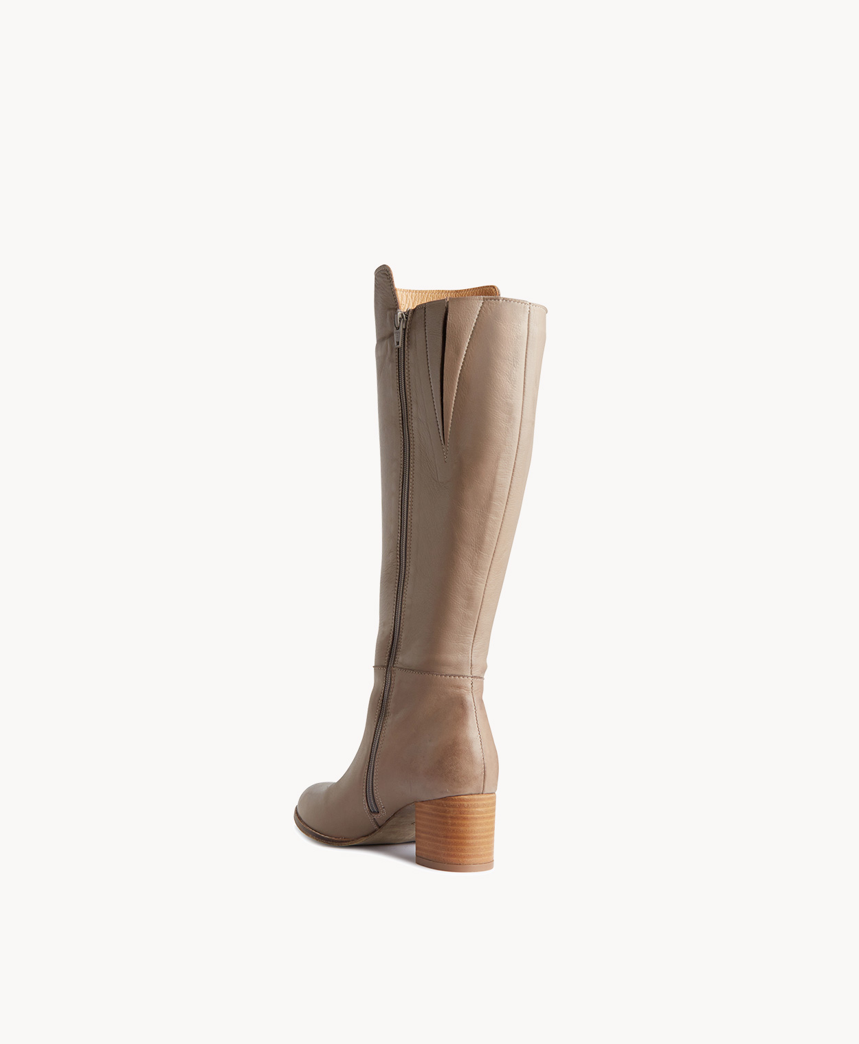 Taupe long boots on sale