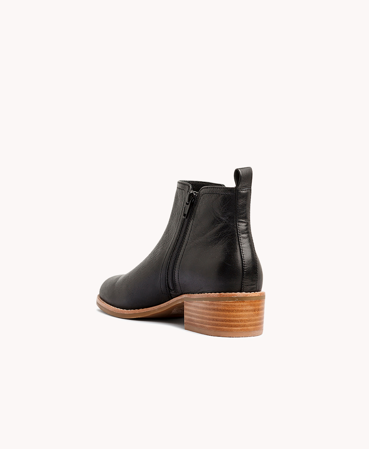 Buy Ebony Leather Ankle Boot Online in New Zealand