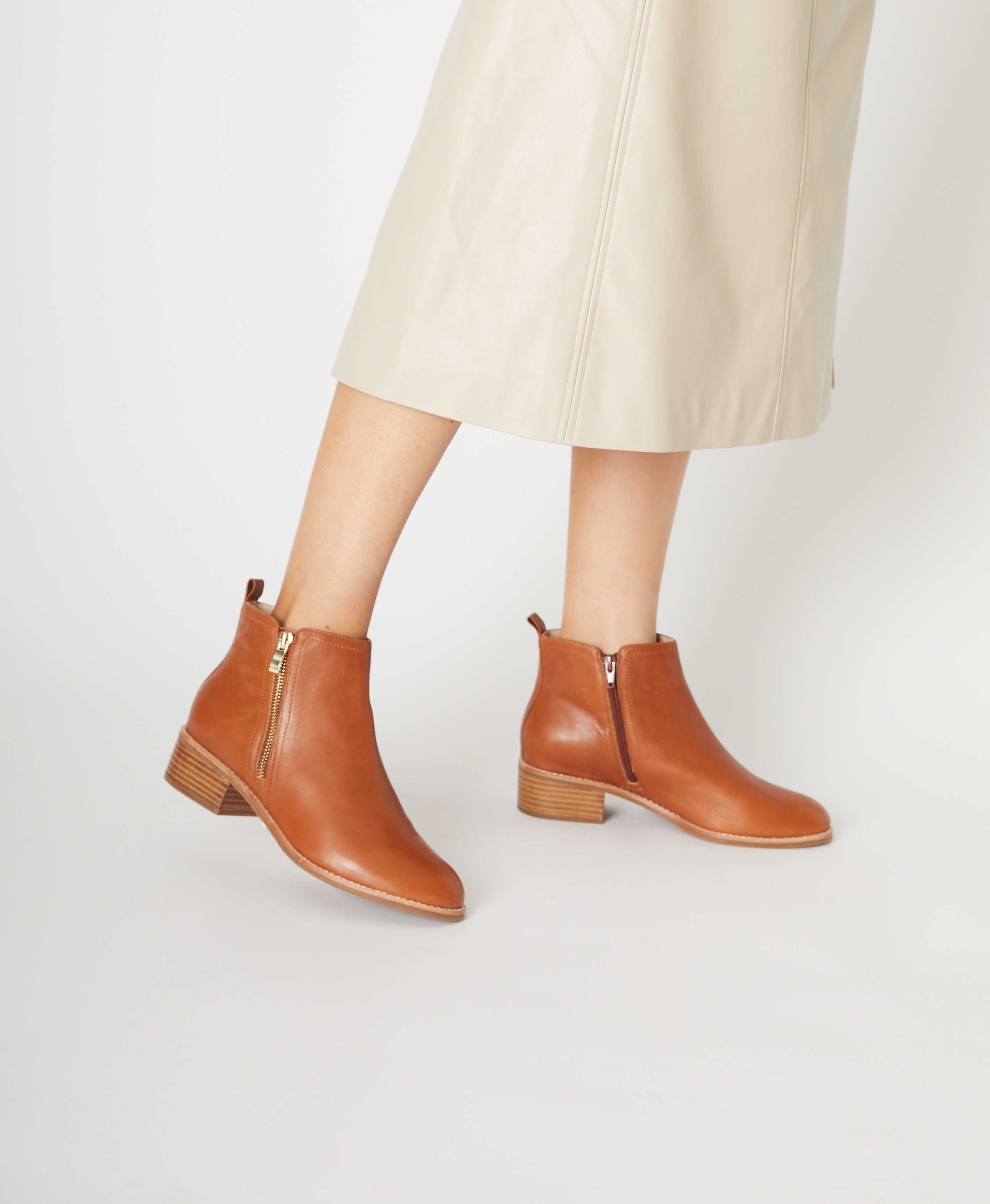 Buy Ebony Wide Ankle Boot Online in New Zealand Merchant 1948