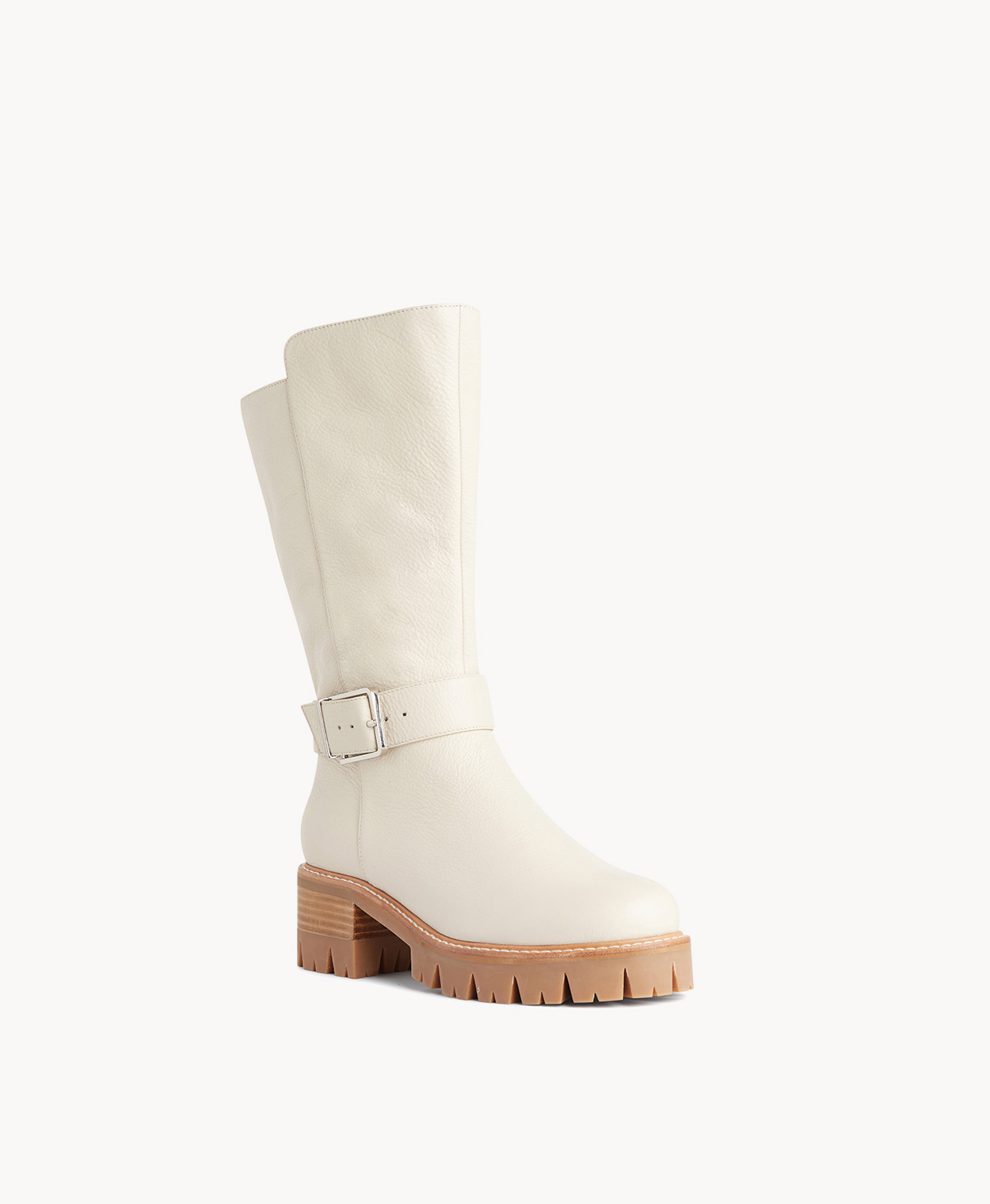 Cream mid calf boots new arrivals