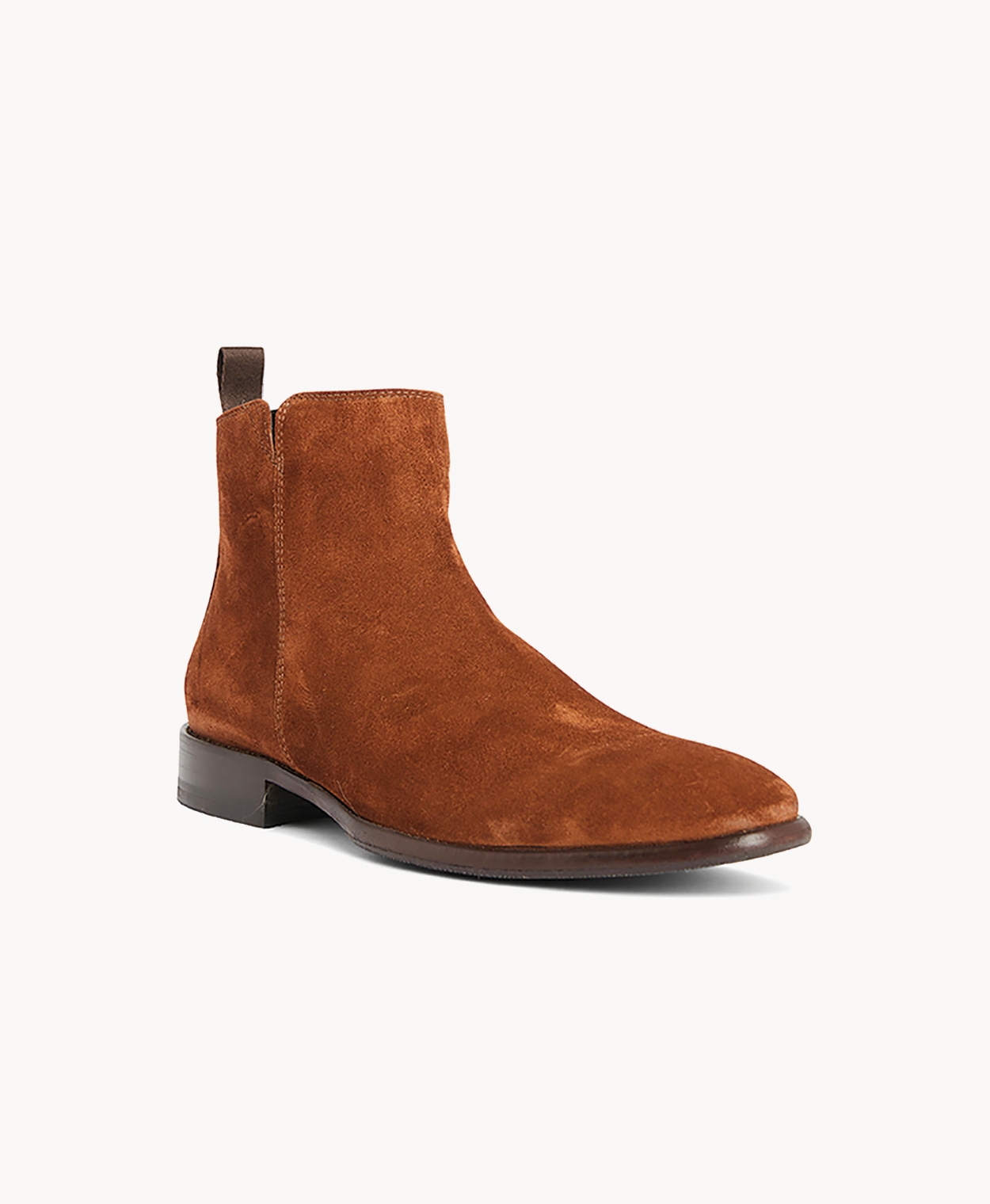 Rosso Fiorentino ジップアップブーツ 44 ITALY ④ 靴