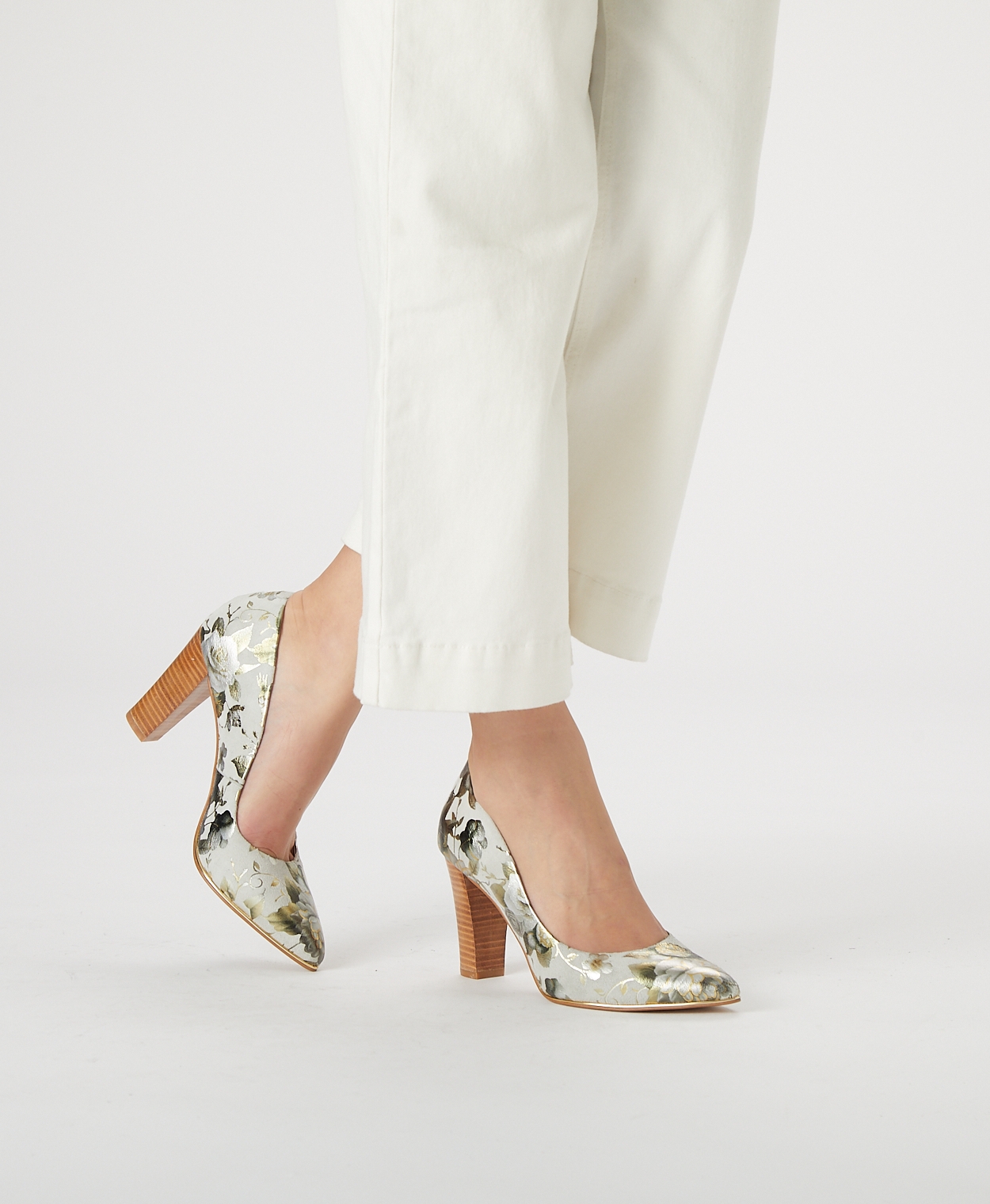 Floral heels clearance